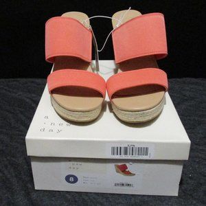 Adelina Two Band Espadrille Wedge Pumps